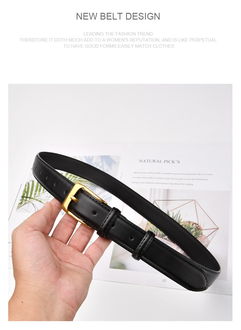 2024 Europäischer und amerikanischer neuer Vintage-Gürtel für Damen, Netz-Rot-Rindsleder-Damengürtel, lässiger, einfacher Hosengürtel, vielseitiger, mehrfarbiger Hosengürtel_voghion.com