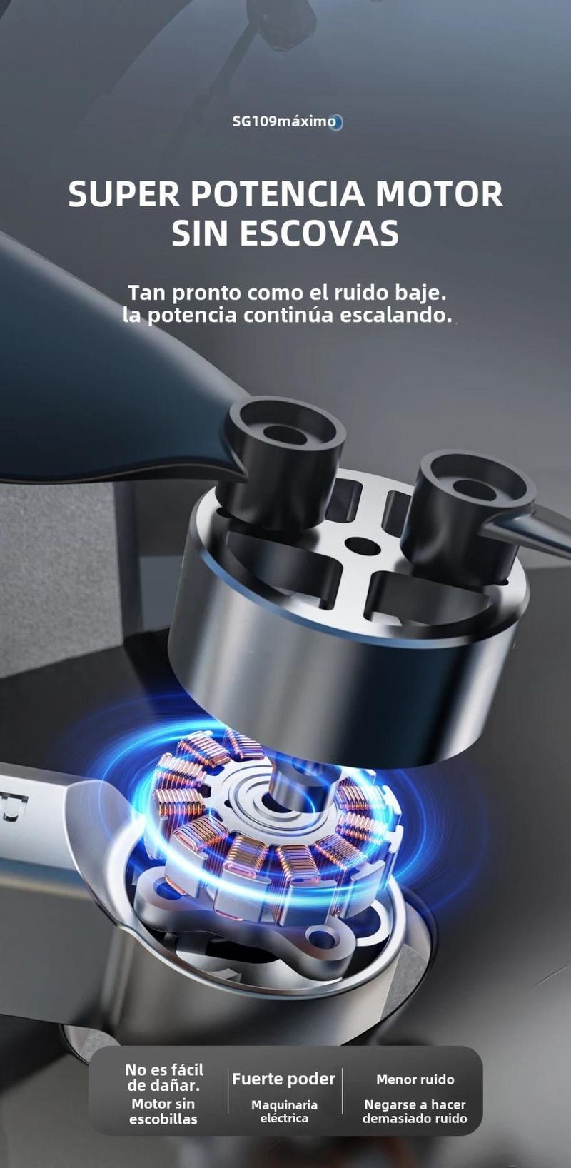 Drone professionale SG109 MAX Pro con telecamera GPS HD 4K, video in diretta, 5G WIFI FPV RC, quadricottero per adulti e principianti_voghion.com