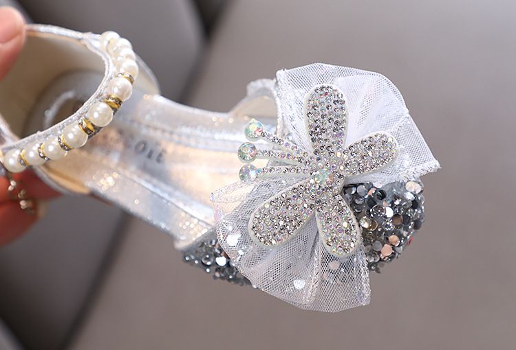 Neu Dame Baby Mädchen Mädchen Prinzessin Diamant Einzelnen Schuh Schuhe Dance_voghion.com