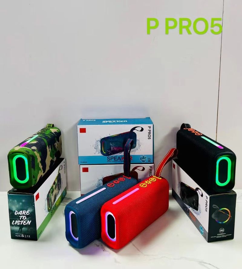 New P PRO5 Bluetooth Speaker Outdoor Mini Home Plug in Portable subwoofer_voghion.com