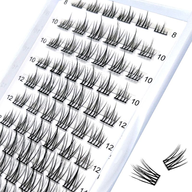 Cluster Lashes Eyelash Clusters Segmented Long Dense Grafted False Eyelashes_voghion.com