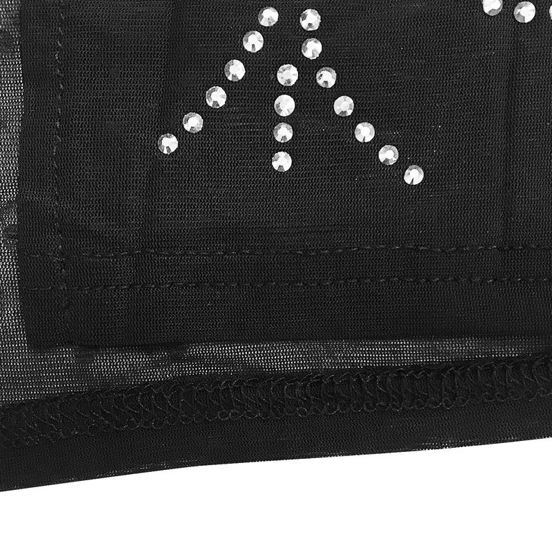 Nuovo nightclub sexy alla moda femminile che vende abito trasparente a maniche lunghe in maglia di diamanti_voghion.com