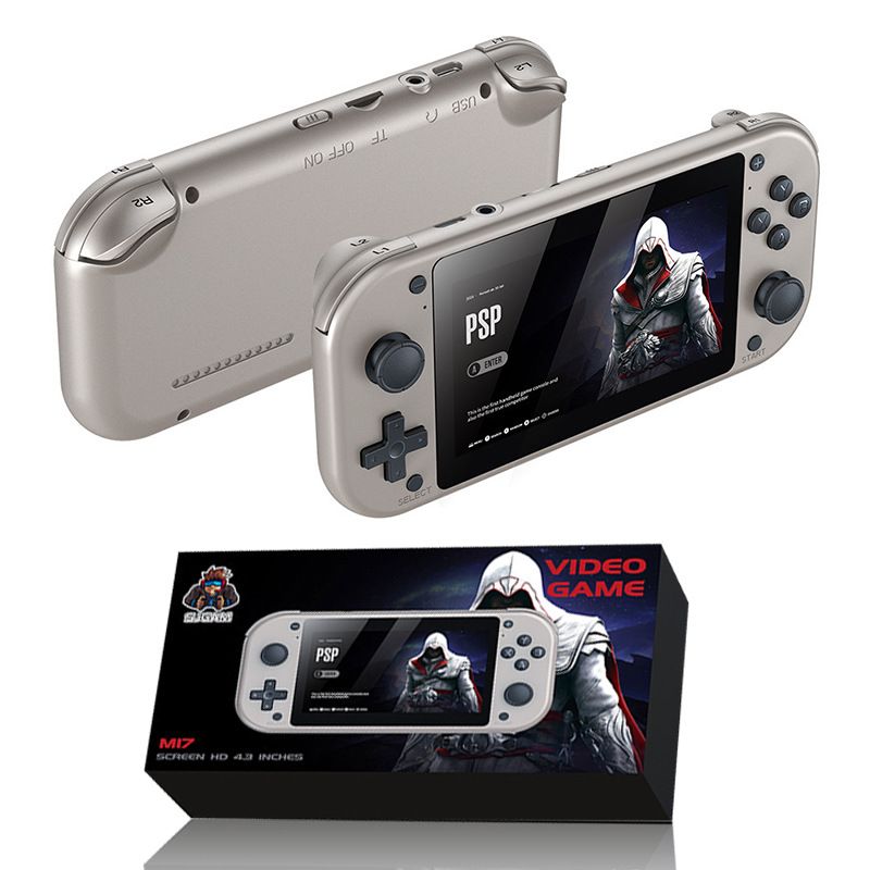 Yeni Elde Taşınabilir 4.3 inç Yüksek Çözünürlüklü PSP Arcade Nostaljik Taşınabilir Oyun Konsolu_voghion.com