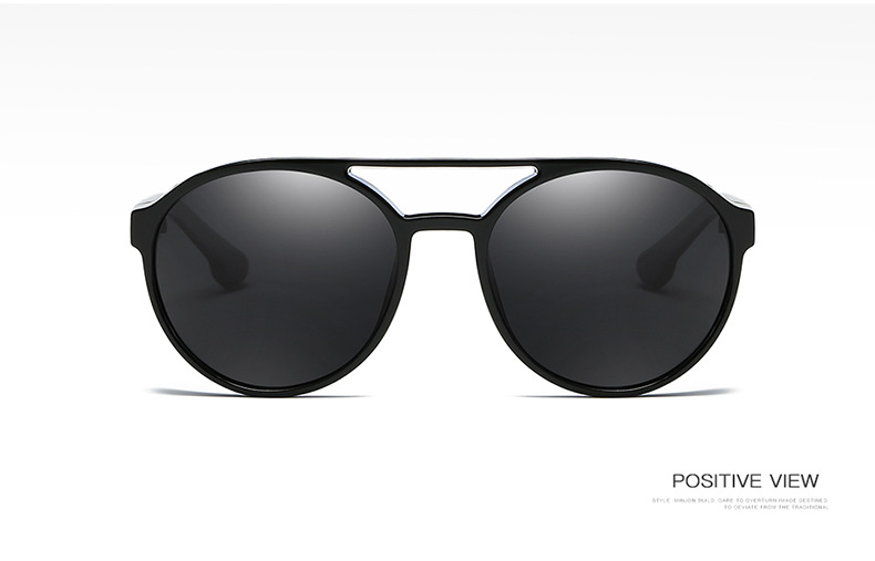 PE209 Nuovo specchio polarizzato cavo con rivestimento ad alta definizione Occhiali da sole polarizzati Occhiali da sole circolari_voghion.com