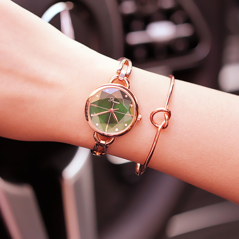 Fashion New Live 2024 Women's Diamond Embedding Simple and Colorful Waterproof 2035 Movement Watch_voghion.com