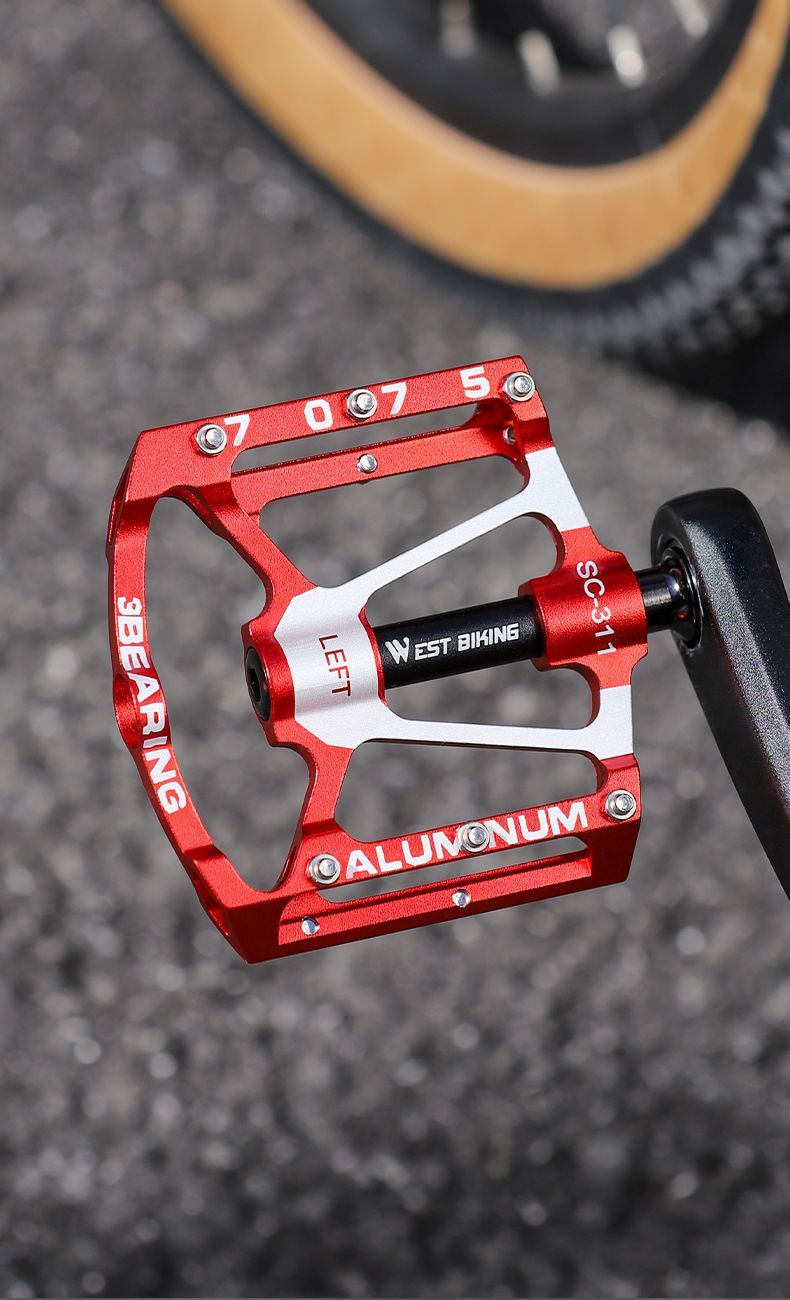 Xiqizhe Bicycle 3 Bearing Aluminum Alloy Main Body Ultra-light Anti-slip Mountain Bike Pedal_voghion.com