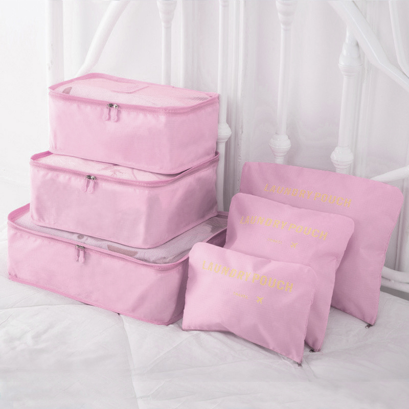 Kjiuyou 6-teiliges Reise-Aufbewahrungstaschen-Set, multifunktional, praktisch, niedlich, für unterwegs_voghion.com
