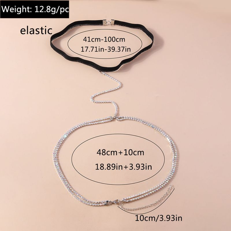 Nouvelle chaîne de cuisse en dentelle sexy et légère, luxueuse et élégante, en forme de papillon, en forme d'os de poisson, à double percer, pour jambes_voghion.com
