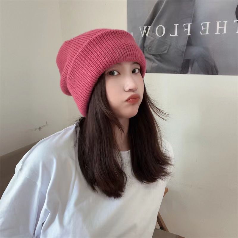 Balaklava, én lue, to bruksområder, vindtett lue med ansiktsbeskyttelse for høst og vinter, strikket lue med pullover, ulllue, nakkebeskyttelse_voghion.com
