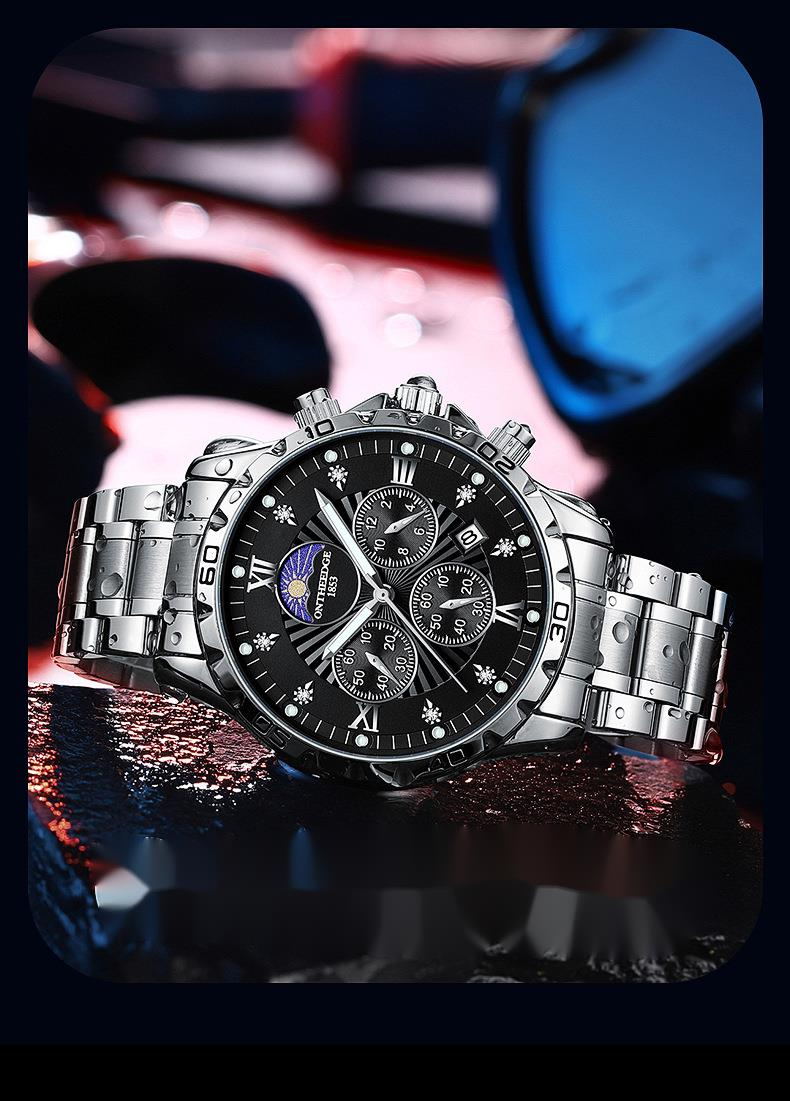 Hot Selling Popular 2024 Men's Sports Multi Functional Non Mechanical Quartz Watch, Personalized Business Watch_voghion.com