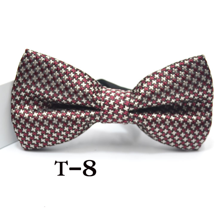 Men's Ties & Handkerchiefs business formal wear, jacquard bow tie, groom, best man, emcee, bow tie, ready stock wholesale available_voghion.com