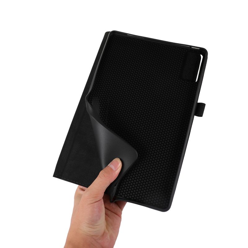 Voor Xiaomi Redmi Pad 10.61 Stoffen leren tablethoes (rozerood)_voghion.com
