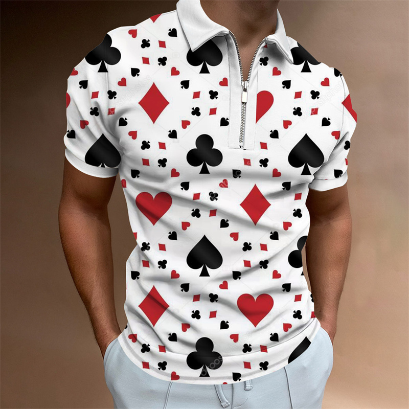 2022 nouveau costume de golf pour hommes populaires polo à manches courtes pour hommes 3d imprimé à carreaux hommes d'été en vrac_voghion.com
