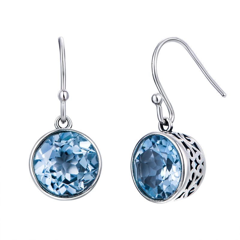 Gioielli alla moda, orecchini quadrati in cristallo austriaco, blu mare, semplici, stile OL, versatili ed estivi_voghion.com