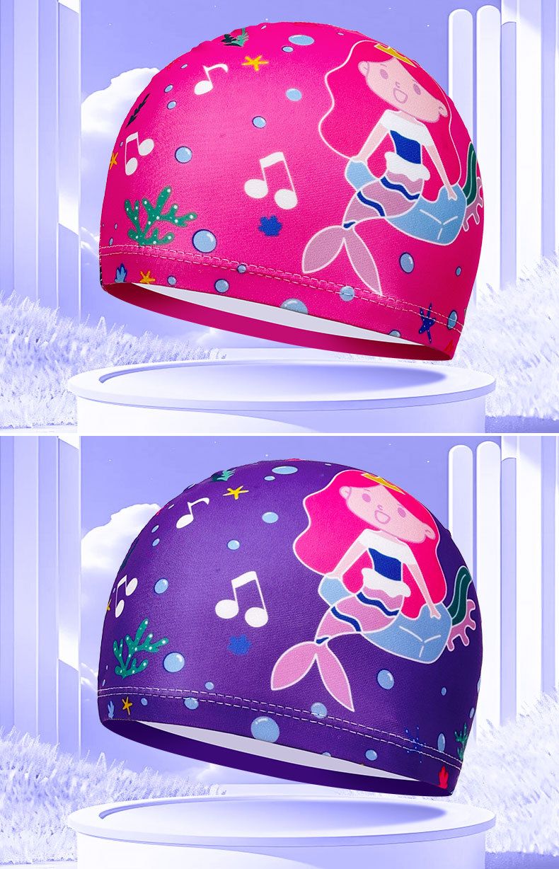 Children's Swim Cute Cartoon Print High Elastic Breathable Comfortable Adorable Fabric Fashionable Elementary School_voghion.com