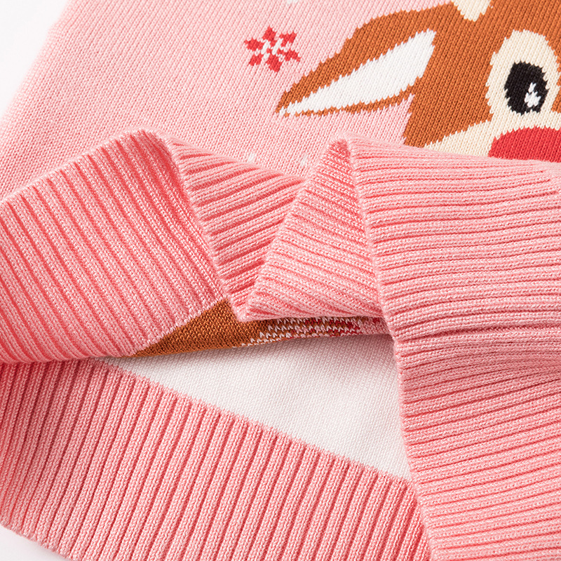 Weihnachtskleidung für Kinder Jungen-Cartoon-Pullover-Pullover für Mädchen Weihnachts-Elch-Pullover für Mädchen Neujahr Herbst/Winter-Pullover_voghion.com