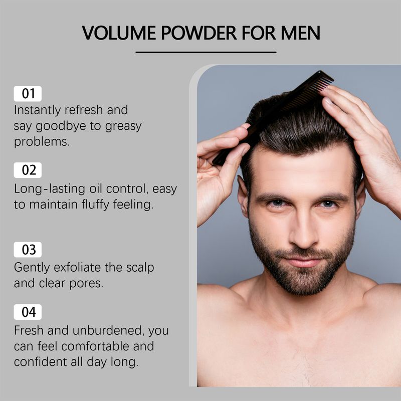 HOEGOA Volumengebendes, sanfte Inhaltsstoffe, No-Wash, flauschiges, frisches, erfrischendes Haarpuder_voghion.com