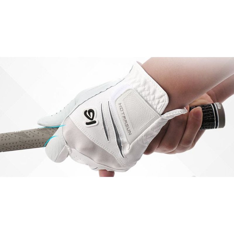 Golfhandschuhe für Herren mit Silikonpartikeln an der Handfläche, rutschfest, atmungsaktiv und abriebfest, für Anfänger, Training, einzeln_voghion.com