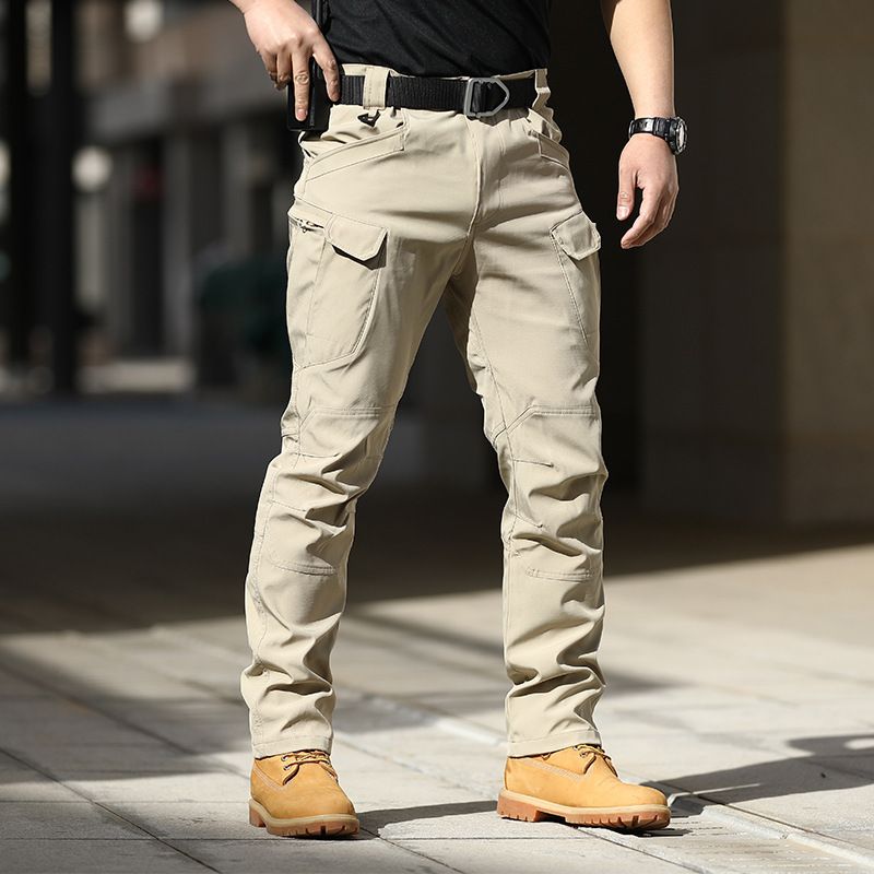 Pantaloni tattici militari da uomo, pantaloni cargo da combattimento, multitasche, impermeabili, resistenti all'usura, tuta da allenamento casual_voghion.com