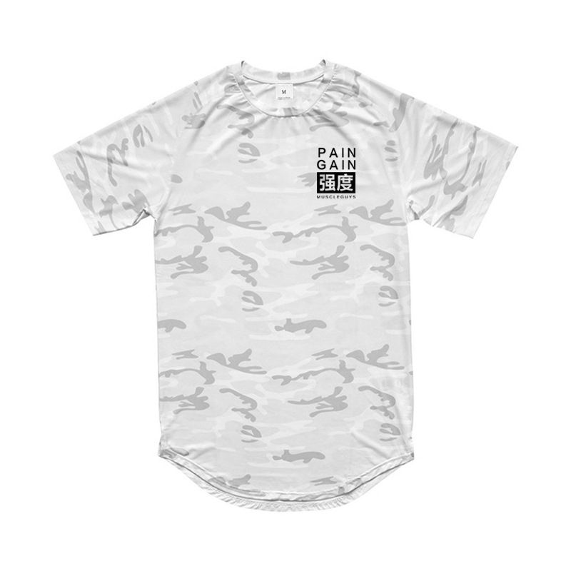 Quick drying camouflage short sleeved top men's casual top outdoor sports fitness T-shirt_voghion.com