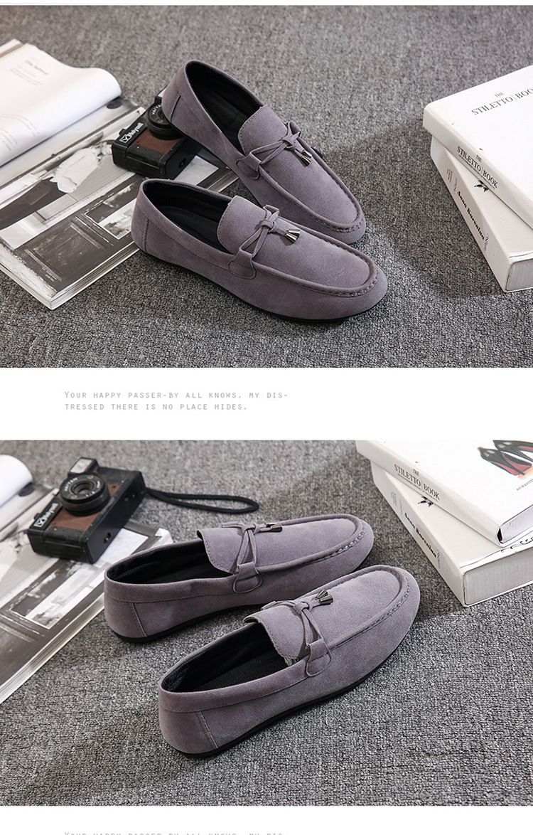 Herrskor Herrmockasiner Slip-on Trendiga slip-on skor för män Alla matchande lata skor Casual koreansk stil Heta rea_voghion.com