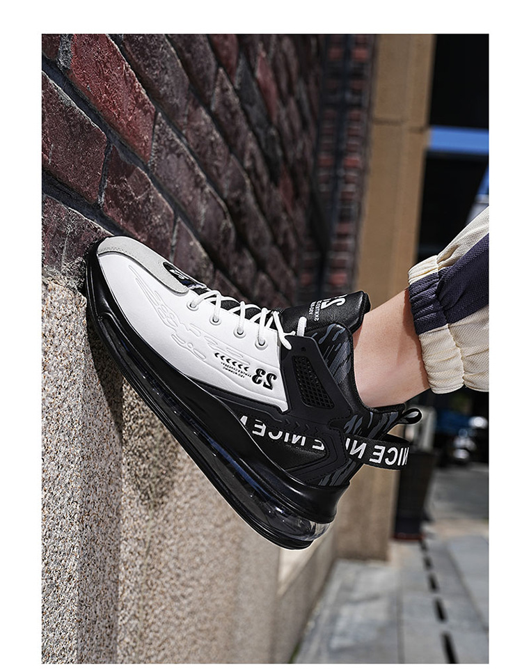 Herrskor deodorant helhands luftkuddeskor luftkudde supermjuka halkfria fritidssportlöpning Gåskor_voghion.com