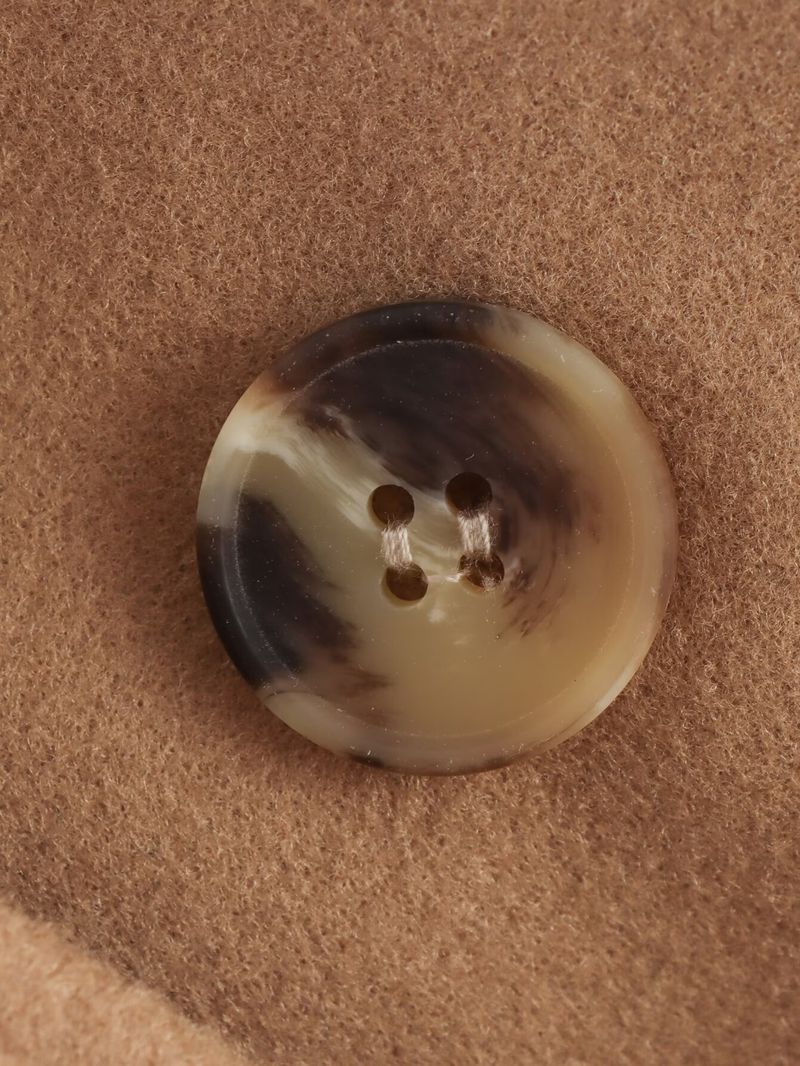 Autumn Winter New Style Large Fur Collar Long Double Pocket Lace-up Wool Coat Jacket_voghion.com