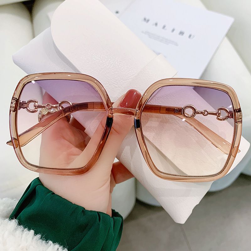 2022 net red Korean sunglasses women's new fashion box anti ultraviolet Sunglasses_voghion.com