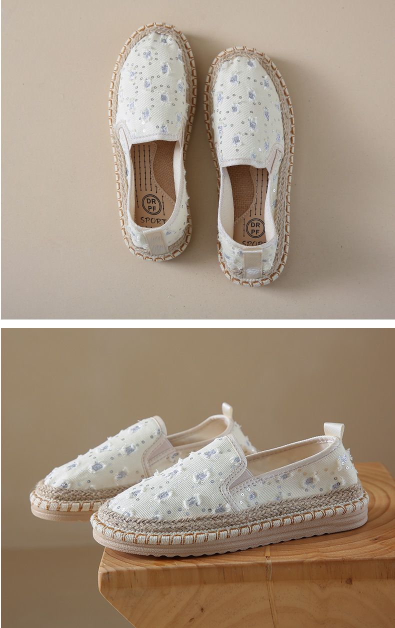 Απόδοση κόστους Παλιό Πεκίνο Ethnic Style Γυναικείο Ύφασμα 2024 Καλοκαίρι Νέο Αναπνεύσιμο Casual Αντιολισθητικό One Step Λινό Χόρτο Υφαντό_voghion.com