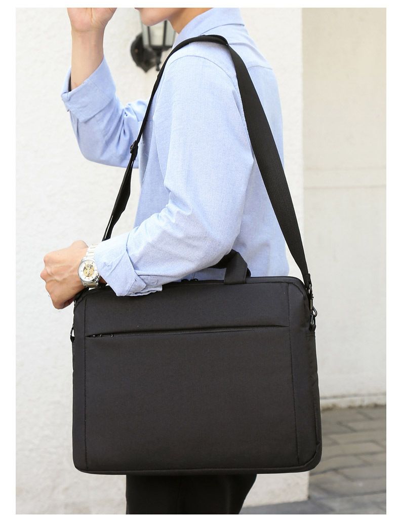 Laptop Oxford cloth shoulder crossbody bag Business handbag briefcase_voghion.com