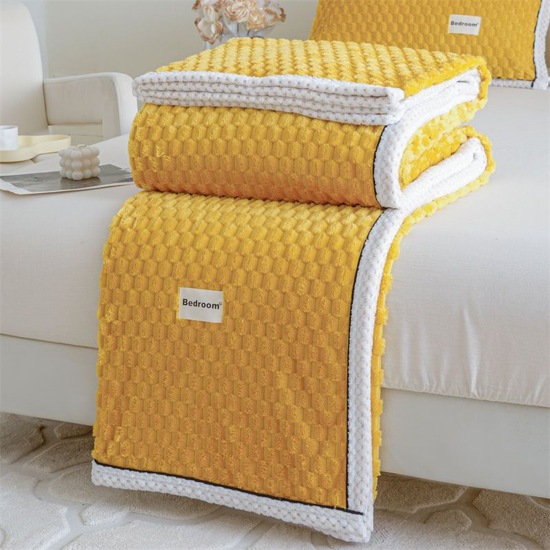 Soft Fluffy Lamb Wool Blanket Thick Anti Static Coral Blanket Household Warm Sofa ThrowTowel Milk Flannel Double-sided Bed Sheet_voghion.com
