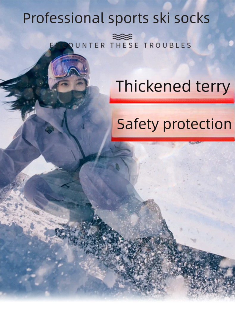Professionele lange sportschoenen voor heren, warme hoge winterkousen voor dames, verdikte skisokken met handdoekbodem voor buiten_voghion.com