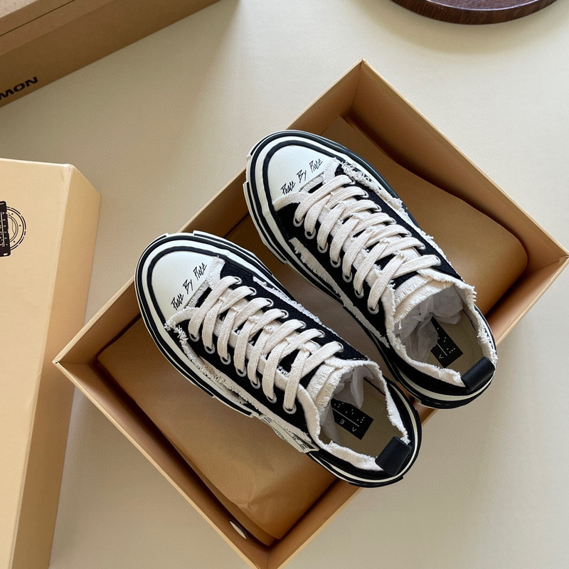 Vanness Wu Same Style Beggar Shoes Dirty Couple Models Canvas Shoes Women S Thick Soled Casual Sneakers All Match New Single_voghion.com