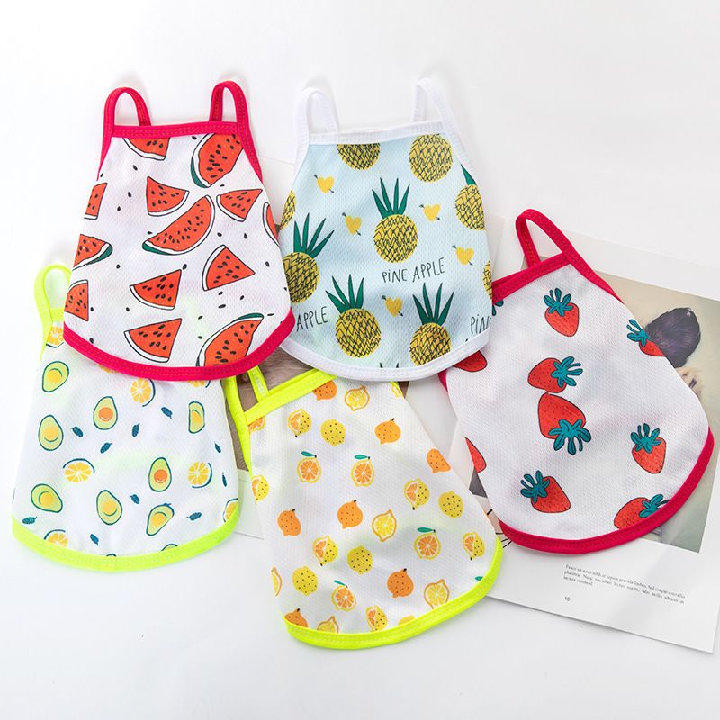 Pet Clothes Cat Bichon French Bulldog Pomeranian Small New Vest Strap Dog Apparel Summer Thin Style_voghion.com