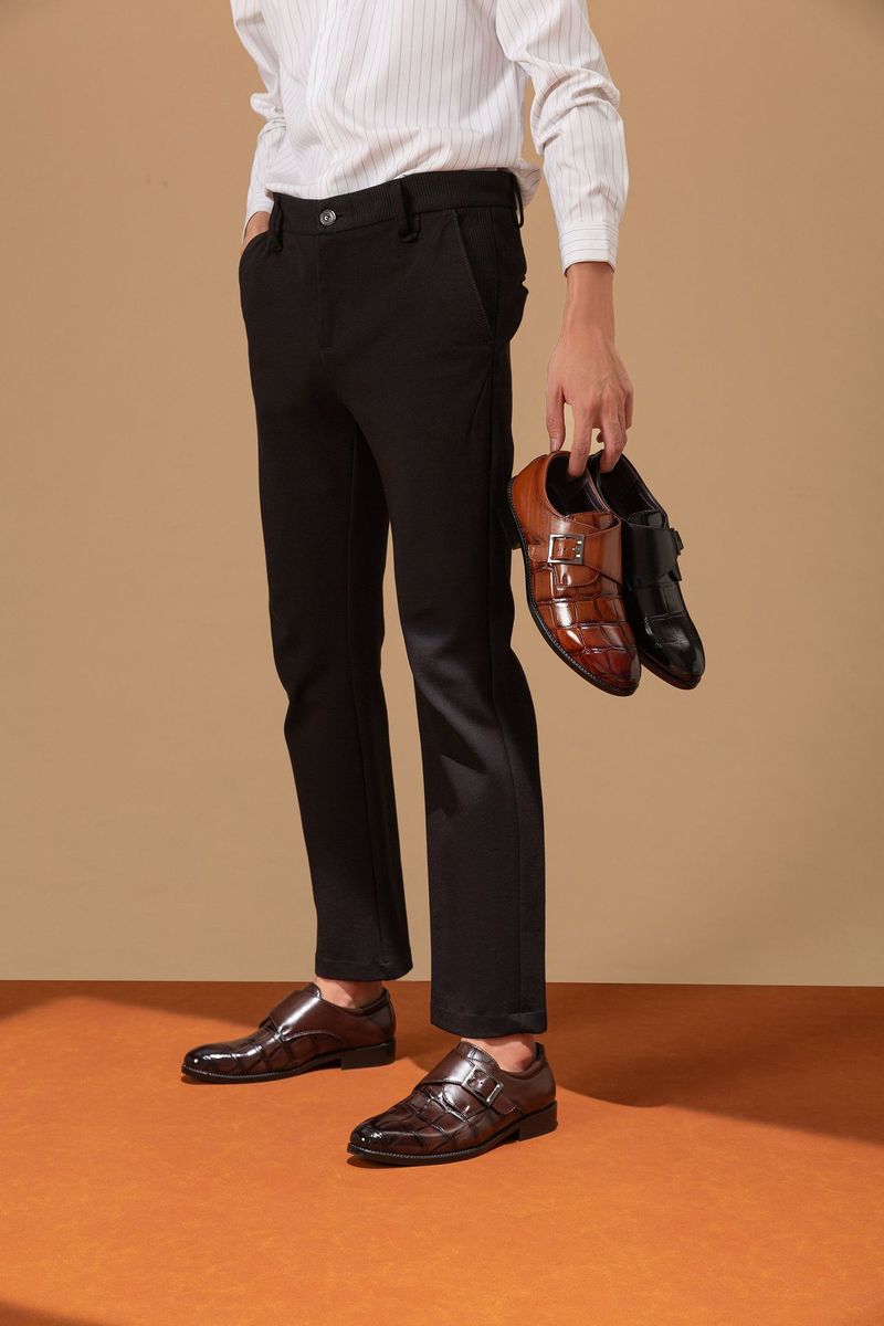 Men's Business Casual Dress Oxfords Formal Lace-Up Shoes for Office, Parties, and Daily Wear_voghion.com