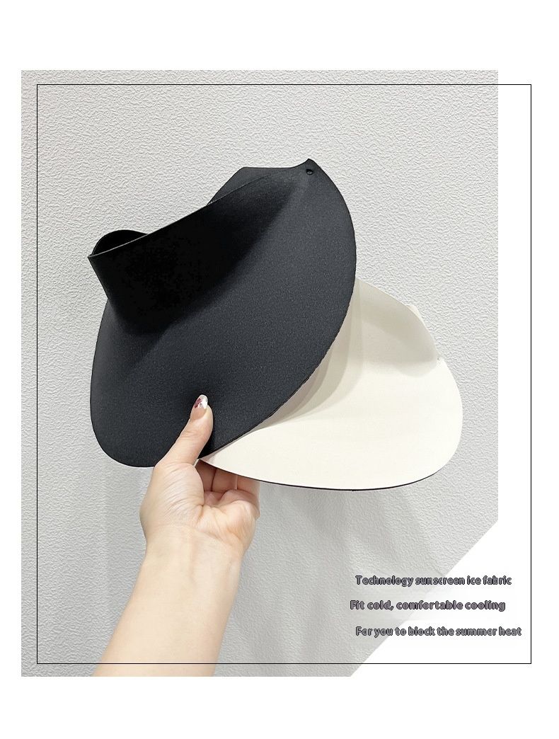 Vasaras skriešanas saules aizsargcepure, sieviešu āra sporta atvērta augšdaļa, saules aizsargcepure, 3D bezgalvas cepures tehnoloģija, bez pēdām, saules cepures tendence_voghion.com