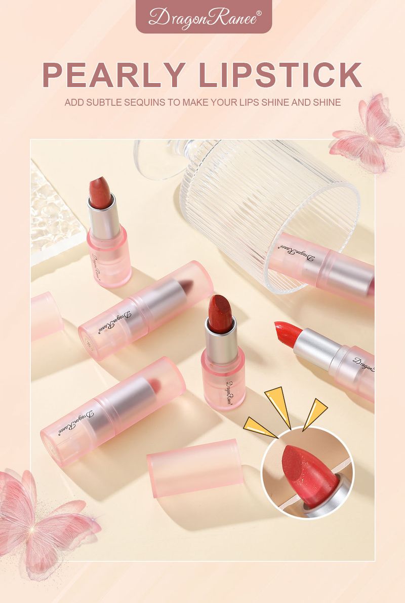 Gilded Pearlescent Lipstick - Moisturizing Shimmer Lip Balm With Fine Glitter, Available In Grapefruit & Starry Mermaid Shades_voghion.com