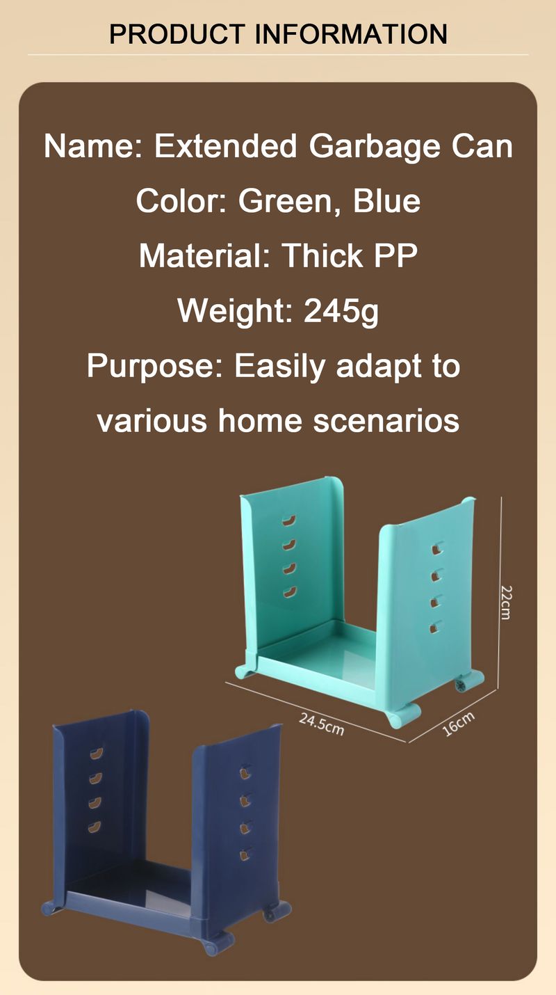 Tragbarer Müllbeutelhalter, faltbarer Mülleimer, erweiterbarer Abfallbehälter für Camping, drinnen und draußen, Wohnmobil, Picknick, Küche, Zuhause, Badezimmer_voghion.com