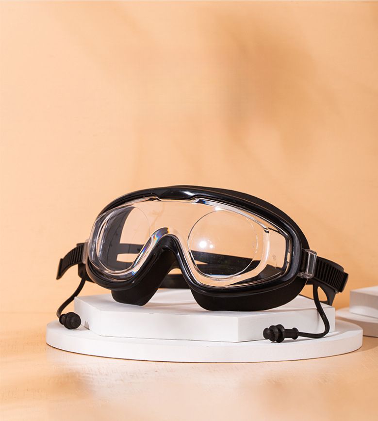 Adult Goggles Anti-Fog HD Professional Large Frame Prescription Diving Swimming Glasses Equipment_voghion.com