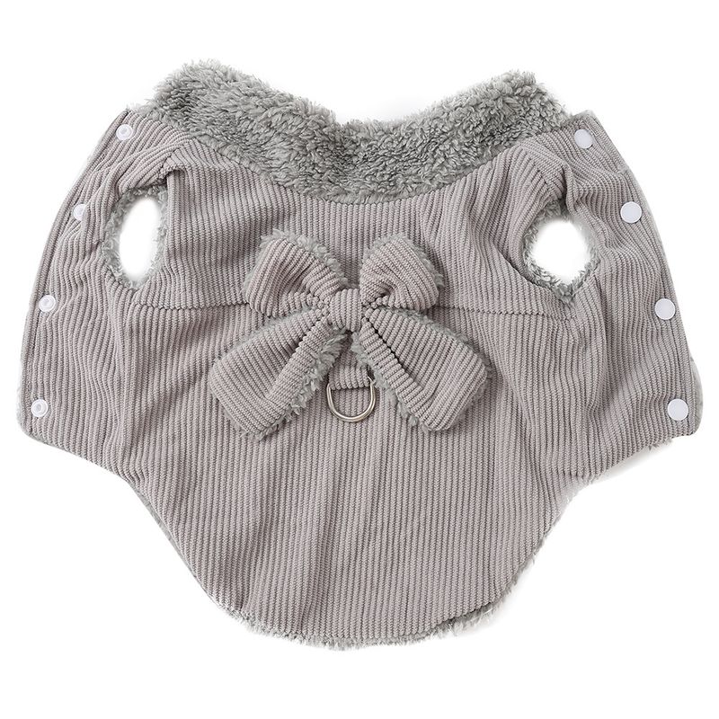 Hundehemd Herbst Winter Leashable Verdickte Katze Warme Pudel Pommerschen Teddy Weste Kleidung_voghion.com