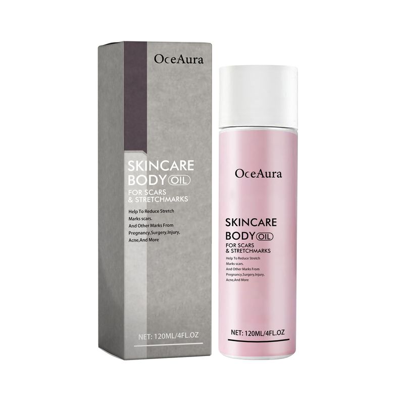 OceanAura skincare oil moisturizes repairs delicate and smooth body skin_voghion.com