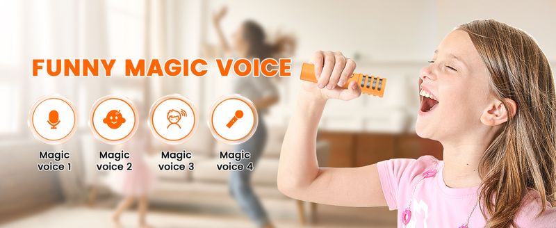 Mini Hine Kids, Portable Bluetooth Karaoke Speaker Unpowered Cabinets With 2 Wireless Microphones For Party_voghion.com