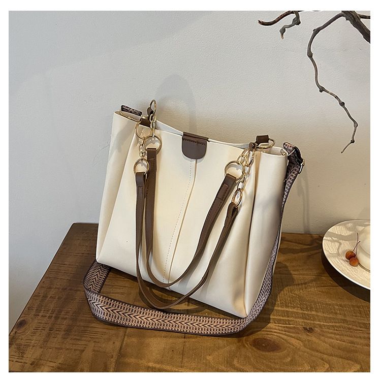 Borse da donna, due pezzi, grande capacità, nuova borsa da pendolare alla moda, semplice borsa a tracolla casual per donna_voghion.com