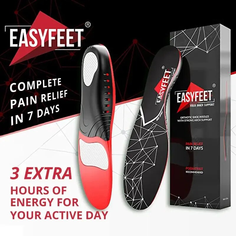 Premium Orthopedic Insoles for PU Gel Shock Absorption Breathable Sole Pad Sport Arch Support Feet Pain Care Insole_voghion.com