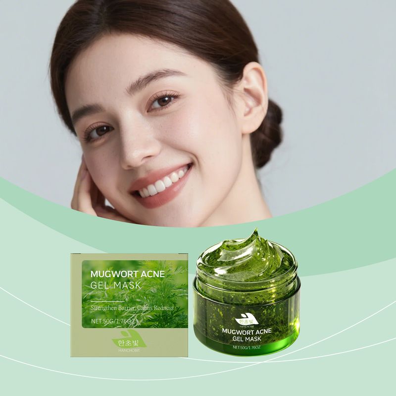 HANCHOBIT Artemisia Gel Nutriente per la Pelle del Viso Maschera Idratante Delicata Ringiovanente_voghion.com