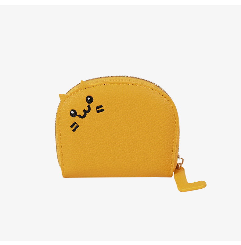 2024 Cat Small and Adorable Multi Card Advanced Cartoon Zero Wallet Portable Storage Bag Small Wallet Anti Dirt and Wear Resistant_voghion.com