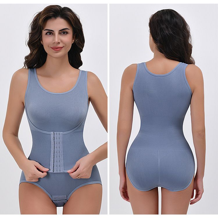Novas alças modeladoras para body, modelador de cintura, modelador corporal com botões reforçados, controle de barriga adelgaçante, base slim fit_voghion.com