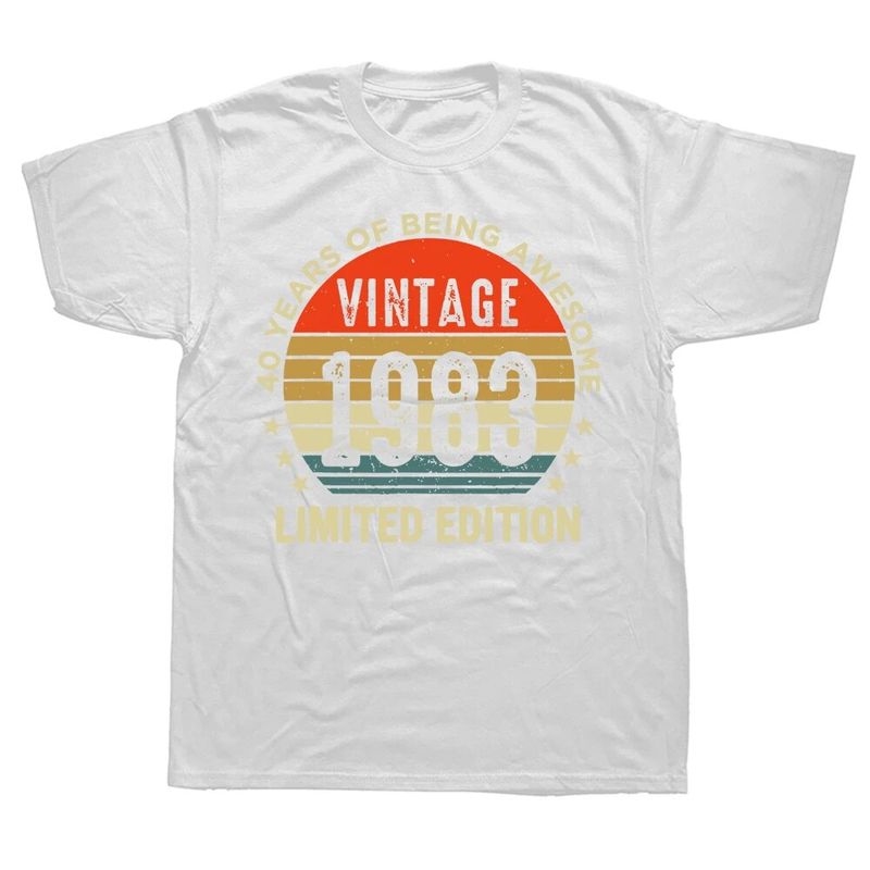 Regalo per il 40° compleanno vintage 1983 in edizione limitata T per uomini e donne Regali per 40 anni Idea regalo classica per papà_voghion.com