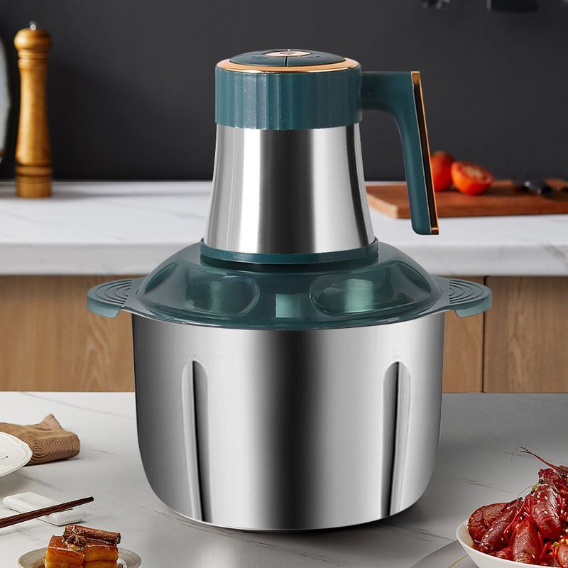 Electric Grinder Household Stainless Steel Multi-Functional Blender Can Knead Dough Juice Extractor Meat Mincer_voghion.com