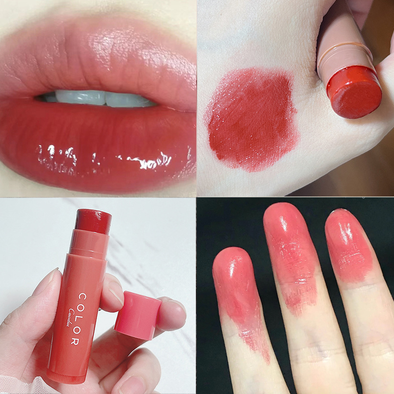 Rouge à lèvres imperméable, brillant miroir, hydratant longue durée, rose, cristal, teinte, Type presse Li_voghion.com